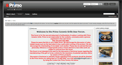 Desktop Screenshot of primogrillforum.com