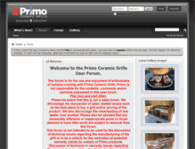 Tablet Screenshot of primogrillforum.com